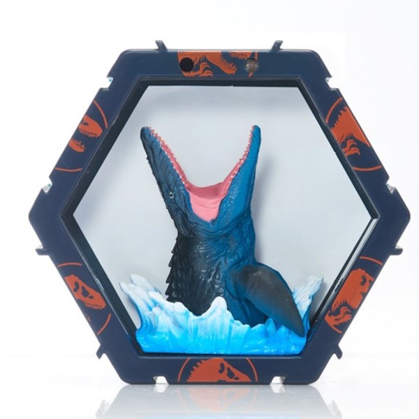 Figura wow! pod jurassic world mosasaurus sfx con sonido