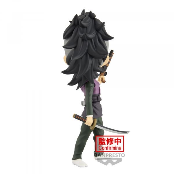 Figura banpresto q posket demon slayer kimetsu no yaiba genya shinazugawa 14cm