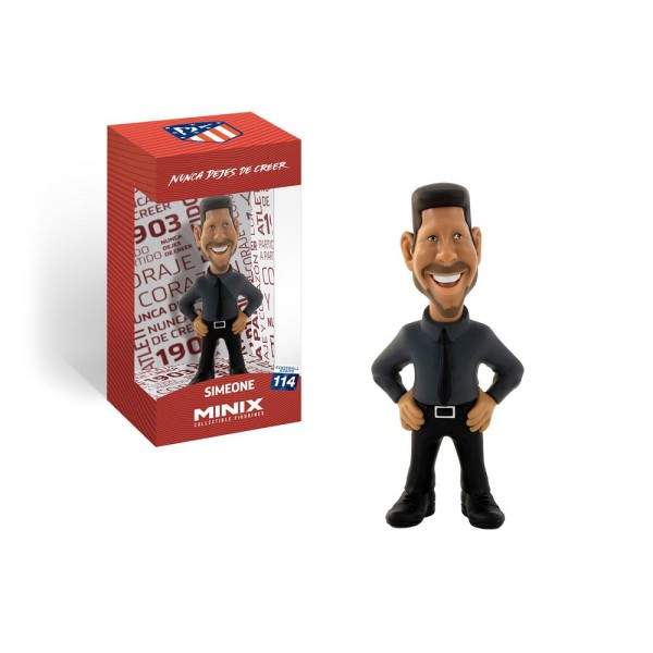 Figura minix futbol atlético de madrid simeone 12 cm