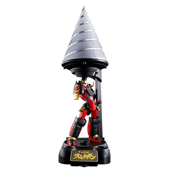 Figura tamashii nations tengen toppa gurren lagann soul of chogokin gx - 107 gurren lagann & giga drill set