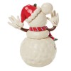 Figura enesco disney muñeco de nieve mickey navideño