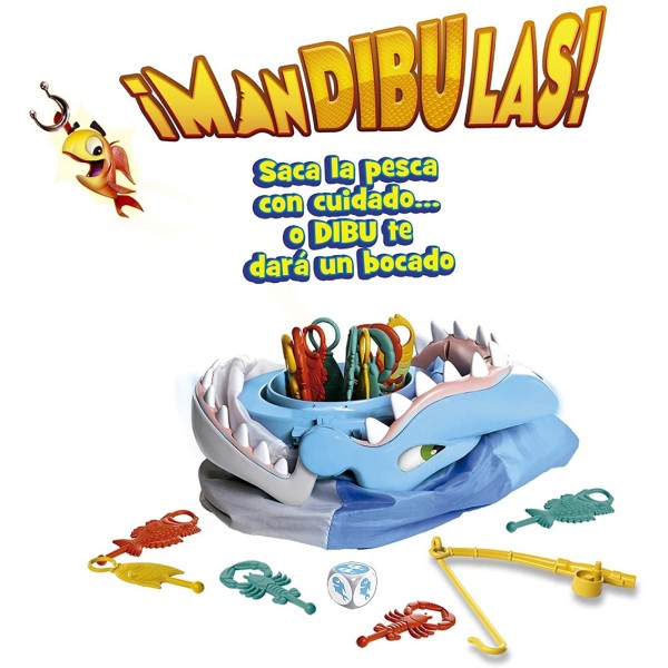 Juego de mesa mandibulas pegi 4