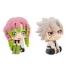 Figuras megahouse look up series kimetsu no yaiba demon slayer mitsuri kanroji & sanemi shinazugawa