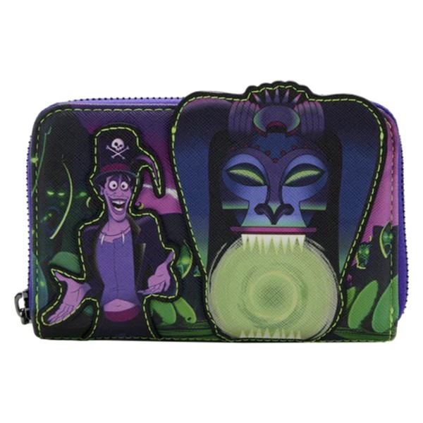 Cartera loungefly funko disney tiana y el sapo dr. facilier lenicular