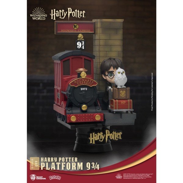 Figura beast kingdom dstage harry potter plataforma 9 3 - 4