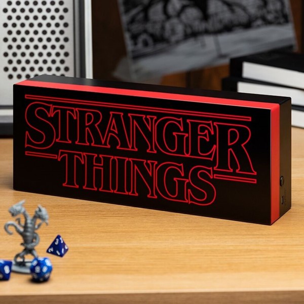 Lampara paladone sranger things logo rectangular