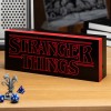 Lampara paladone sranger things logo rectangular