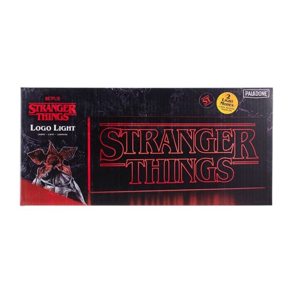 Lampara paladone sranger things logo rectangular