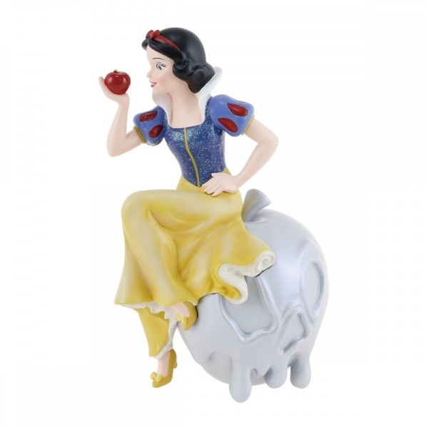 Figura decorativa enesco disney 100 blancanieves con manzana