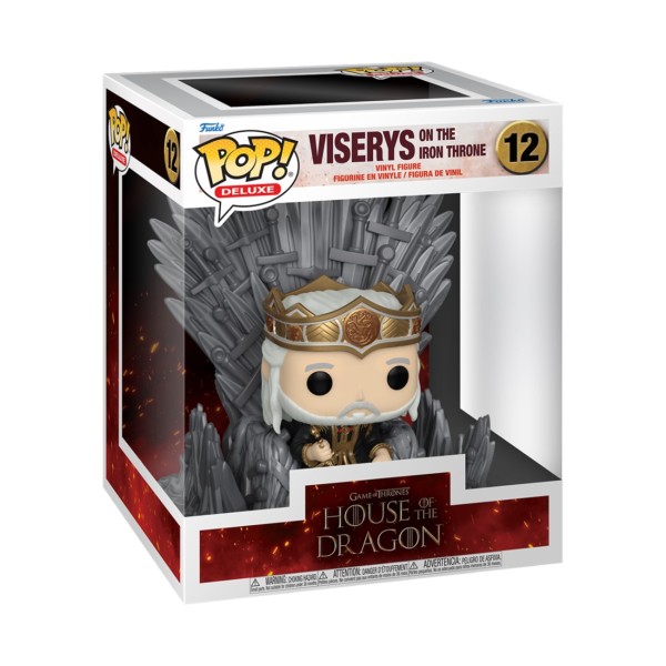 Funko pop casa del dragon viserys en el trono de hierro 76470