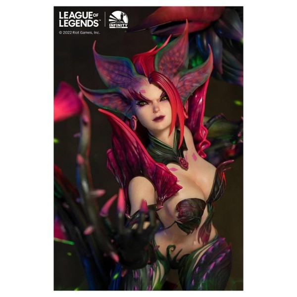 Figura league of legends estatua rise of the thorns zyra