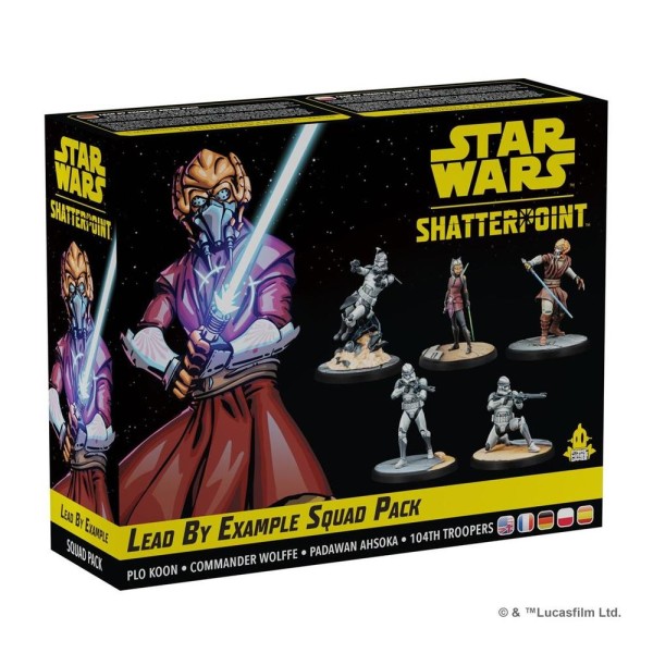 Juego de mesa star wars shatterpoint lead by example squad pack