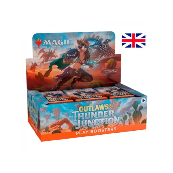 Juego de cartas magic the gathering outlaws of thunder junction play boosters inglés