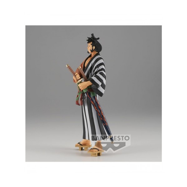 Figura banpresto one piece dxf the grandline men wanokuni kin'emon vol.27 17cm