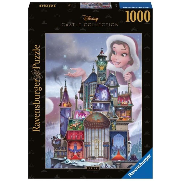 Puzzle ravensburger disney castles - bella 1000 piezas