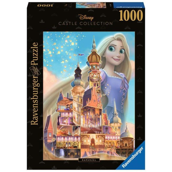 Puzzle ravensburger disney castles - rapunzel 1000 piezas