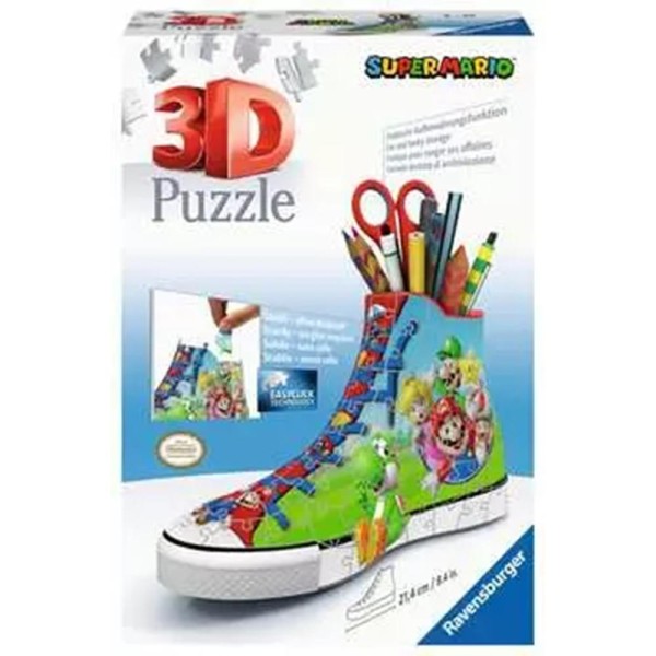 Puzzle 3d ravensburger sneaker - super mario