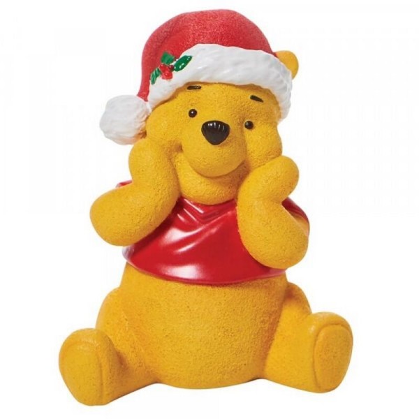 Figura enesco disney navidad winnie the pooh