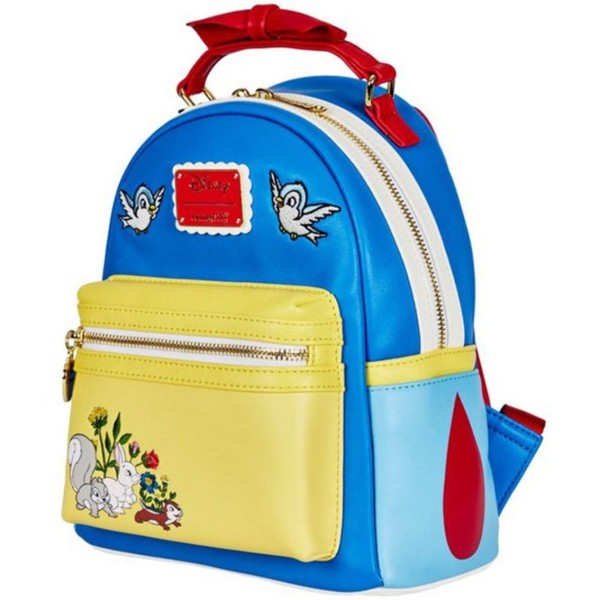 Mochila loungefly disney blancanieves cosplay bow handle mini backpack