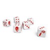 Pack dados especial black - white juego de mesa zombicide