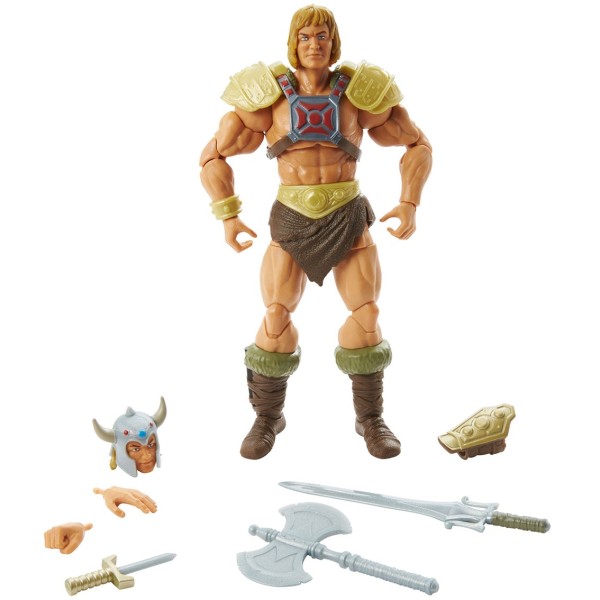 Figura mattel masters of the universe new eternia he - man vikingo