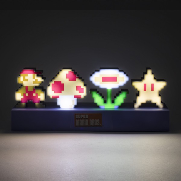 Lámpara paladone super mario icons light