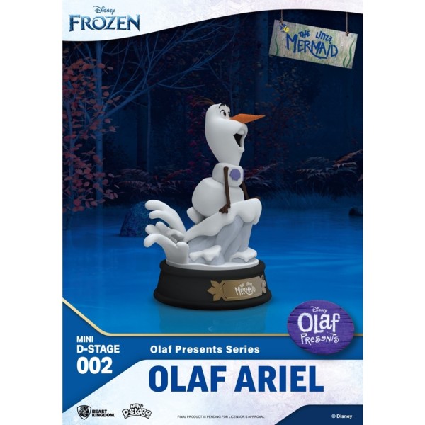 Figura beast kingdom minidstage disney olaf presenta olaf