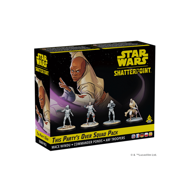 Juego de mesa star wars shatter point his partys over squad pack