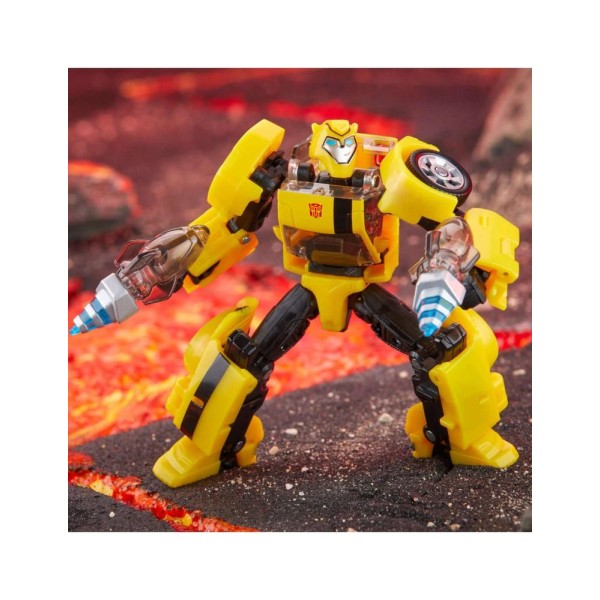 Figura hasbro transformers legaly united animated universe bumblebee