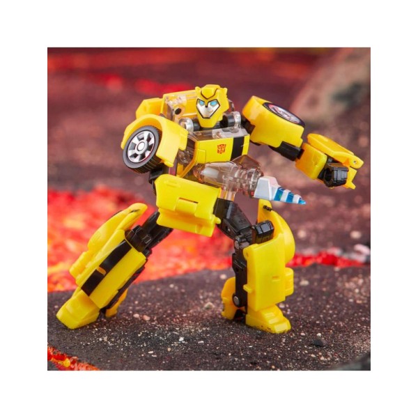 Figura hasbro transformers legaly united animated universe bumblebee