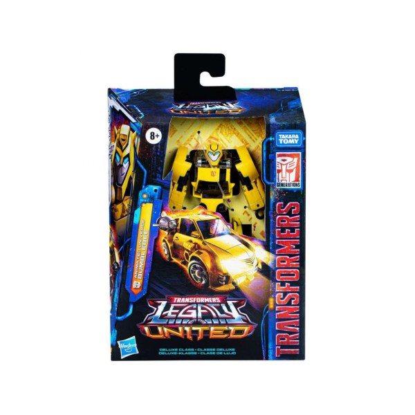 Figura hasbro transformers legaly united animated universe bumblebee