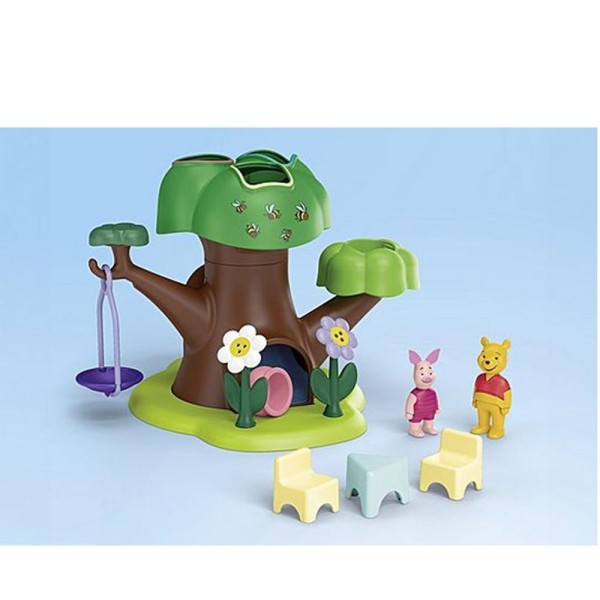 Playmobil junior disney: winnie the pooh y piglet casa del árbol