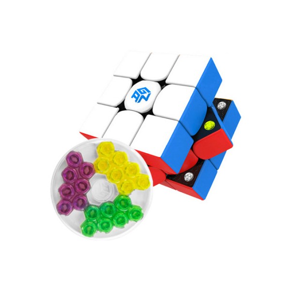 Cubo de rubik gan 356 m 3x3 magnetico stk multicolor