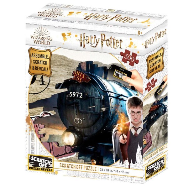 Puzzle para rascar harry potter hogwarts express 500 piezas