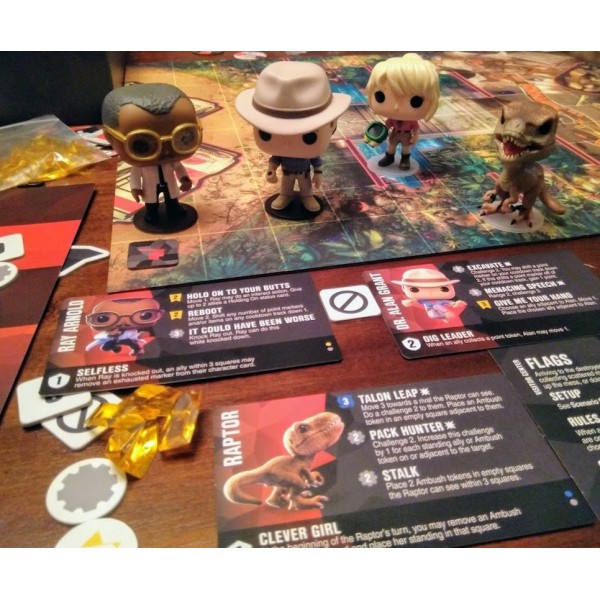 Juego de mesa funkoverse jurassic park edicion 100 version ingles