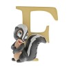 Figura enesco disney bambi flor letra f