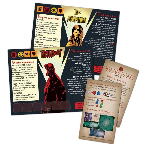 Juego de mesa hellboy: el juego de tablero pegi 14