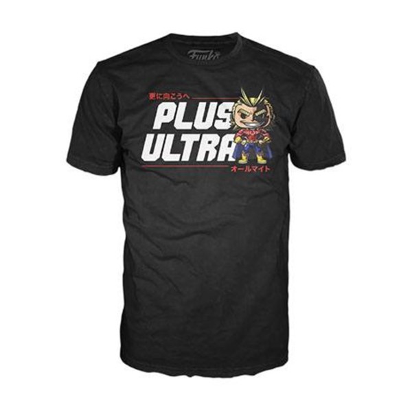 Pop & tee my hero academia all might funko + camiseta talla s ut - 56664s