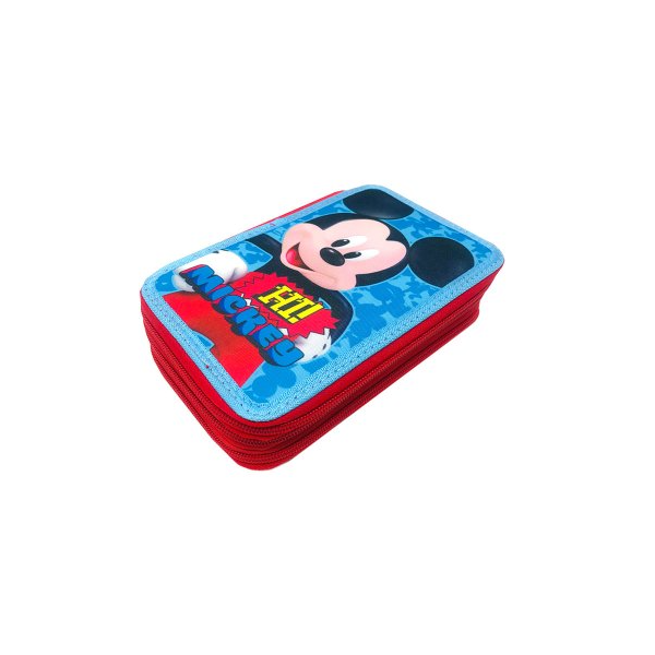 Plumier Triple Mickey Disney 20x12,5x6cm