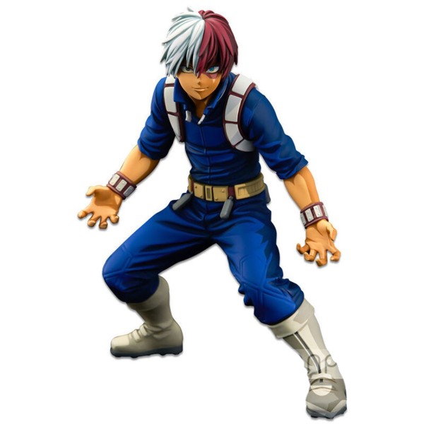 Figura banpresto my hero academia shoto todoroki wfc super master stars piece two dimensions