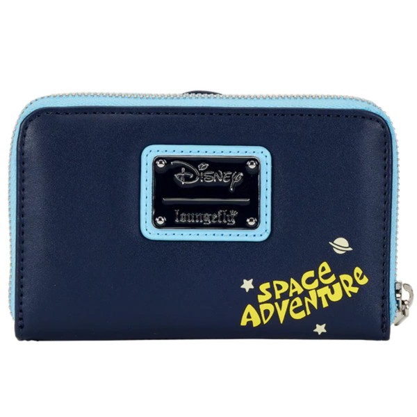 Cartera loungefly disney lilo & stitch aventura espacial lilo & stitch zip around wallet