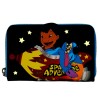 Cartera loungefly disney lilo & stitch aventura espacial lilo & stitch zip around wallet