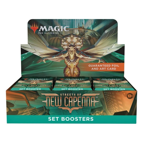 Juego de cartas wizards of the coast magic the gathering streets of new capenna caja de sobres de edición (30) inglés