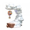 Figura levitadora enesco disney pixar up casa con globos