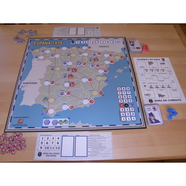 Juego de mesa devir españa 1936 version ingles pegi 14