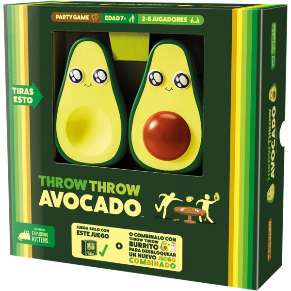 Juego de mesa throw throw avocado pegi 7