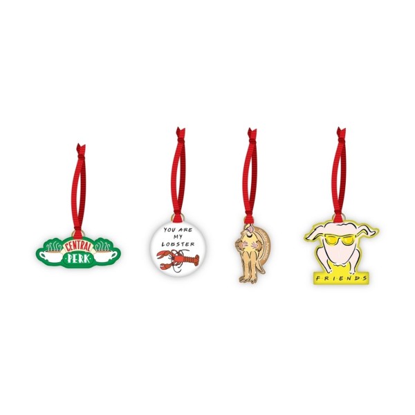 Decoracion de navidad half moon bay friends set de 4