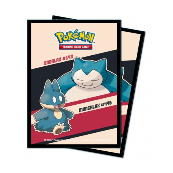 Fundas estándar ultra pro pokemon snorlax & munchlax 65 unidades