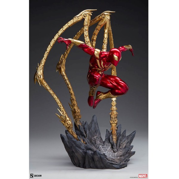 Estatua premium format 1 - 4 sideshow collctibles - iron spider