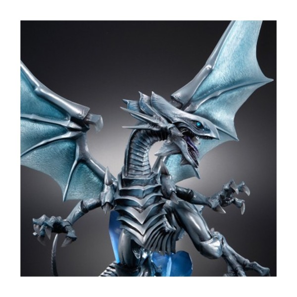 Figura megahouse yu - gi - oh! duel monsters art works monsters blue eyes white dragon holographic edition